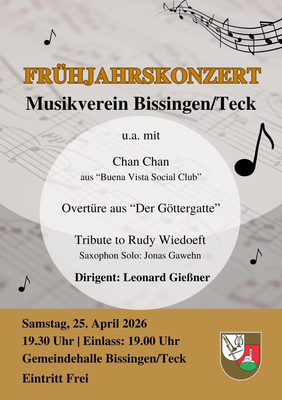 Plakat zum Frühjahrskonzert 2026
