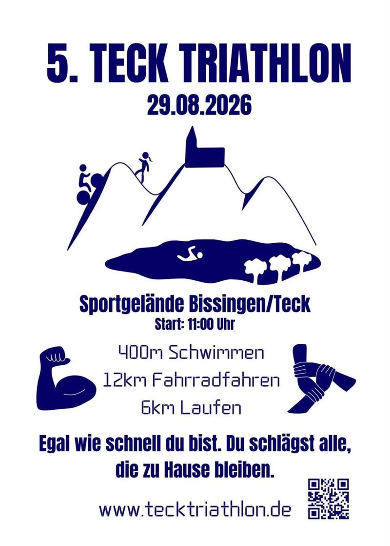 Plakat zum 5. Teck Triathlon